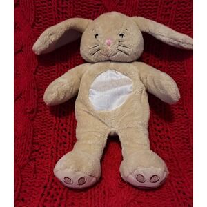 The First Years Tan Bunny Rabbit Plush Satin Belly Stuffed Animal 2004 Toy